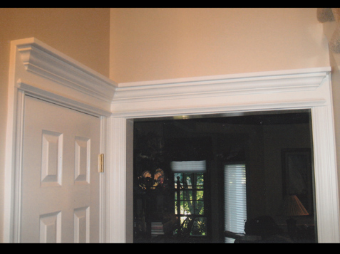 New Trim on Doors